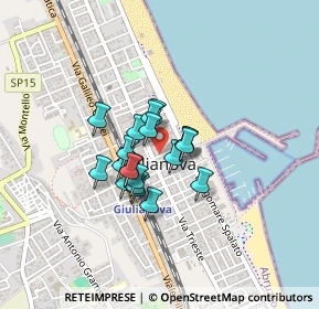 Mappa Piazza M. Fosse Ardeatine, 64021 Giulianova TE, Italia (0.276)