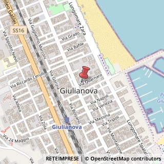 Mappa Via Quarnaro,  6, 64021 Giulianova, Teramo (Abruzzo)