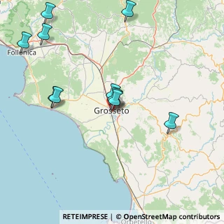 Mappa Via Spartaco Lavagnini, 58100 Grosseto GR, Italia (17.38545)