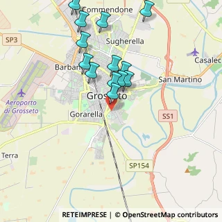 Mappa Via Spartaco Lavagnini, 58100 Grosseto GR, Italia (1.96846)