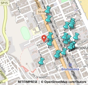 Mappa Via Traversa Ippolito Nievo, 64021 Giulianova TE, Italia (0.267)