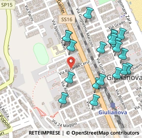 Mappa Via Traversa Ippolito Nievo, 64021 Giulianova TE, Italia (0.2835)