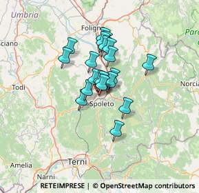 Mappa Via Cascia, 06049 Spoleto PG, Italia (9.3195)