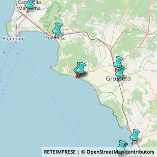 Mappa Via Palmaiola, 58043 Castiglione della Pescaia GR, Italia (24.78417)