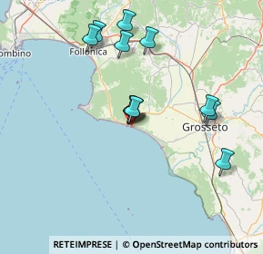 Mappa Via Palmaiola, 58043 Castiglione della Pescaia GR, Italia (13.7375)