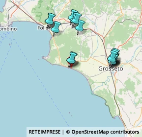 Mappa Via Palmaiola, 58043 Castiglione della Pescaia GR, Italia (15.963)