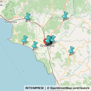 Mappa Via Edgardo Sogno, 58100 Grosseto GR, Italia (9.08333)