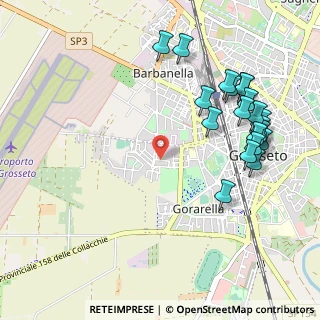 Mappa Via Edgardo Sogno, 58100 Grosseto GR, Italia (1.234)