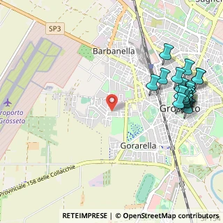 Mappa Via Edgardo Sogno, 58100 Grosseto GR, Italia (1.4)