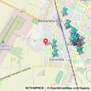Mappa Via Edgardo Sogno, 58100 Grosseto GR, Italia (1.3625)