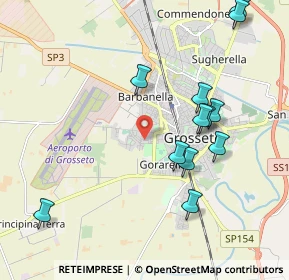 Mappa Via Edgardo Sogno, 58100 Grosseto GR, Italia (2.24583)