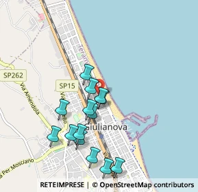 Mappa Via Gasbarrini, 64021 Giulianova TE, Italia (0.94857)