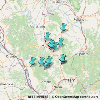 Mappa Fraz. Crocefisso Loc. Torresquadrata, 06059 Todi PG, Italia (10.29286)