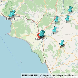 Mappa Via Gino Bartali, 58100 Grosseto GR, Italia (17.7025)