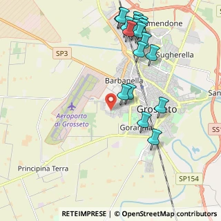 Mappa Via Gino Bartali, 58100 Grosseto GR, Italia (2.49722)
