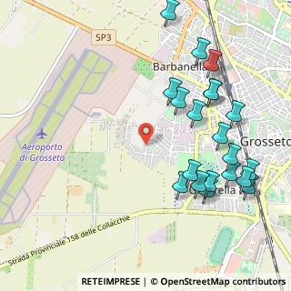 Mappa Via Gino Bartali, 58100 Grosseto GR, Italia (1.239)