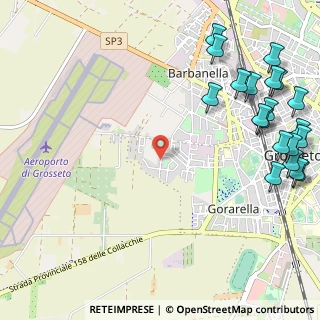 Mappa Via Gino Bartali, 58100 Grosseto GR, Italia (1.6505)