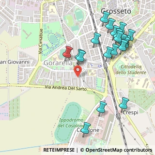 Mappa Via Filippo Turati, 58100 Grosseto GR, Italia (0.6455)
