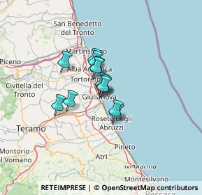 Mappa Banchina Di Riva Sud Lido TE IT, 64021 Giulianova TE, Italia (7.79083)