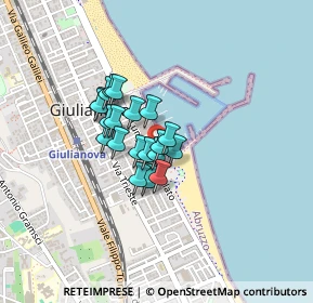 Mappa Banchina Di Riva Sud Lido TE IT, 64021 Giulianova TE, Italia (0.2755)