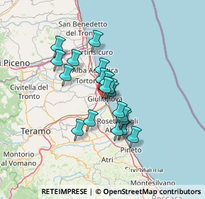 Mappa Via della Rocca, 64021 Giulianova TE, Italia (10.36)