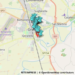 Mappa Via Mario Lazzeri, 58100 Grosseto GR, Italia (1.302)