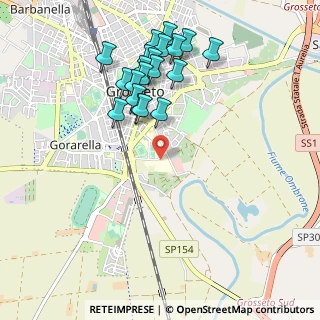 Mappa Via Mario Lazzeri, 58100 Grosseto GR, Italia (1.0695)