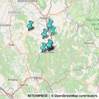 Mappa Via III Settembre, 06049 Spoleto PG, Italia (8.615)