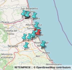 Mappa Via del Campetto, 64021 Giulianova TE, Italia (10.99353)