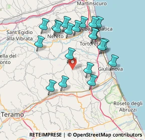 Mappa Contrada Colle Pietra, 64023 Mosciano Sant'Angelo TE, Italia (7.495)