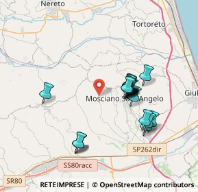 Mappa Contrada Colle Pietra, 64023 Mosciano Sant'Angelo TE, Italia (3.3805)