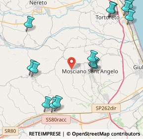 Mappa Contrada Colle Pietra, 64023 Mosciano Sant'Angelo TE, Italia (5.64214)