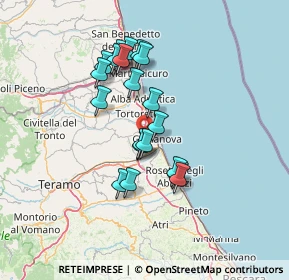 Mappa Via Colle San Massimo, 64021 Giulianova TE, Italia (11.966)