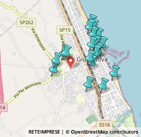 Mappa Via Piave, 64021 Giulianova TE, Italia (0.805)