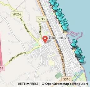 Mappa Via Piave, 64021 Giulianova TE, Italia (1.3405)