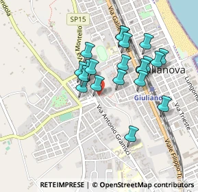 Mappa Via Piave, 64021 Giulianova TE, Italia (0.4)