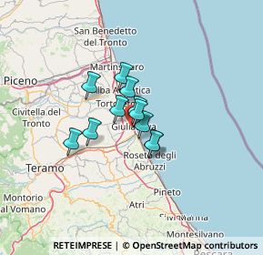 Mappa Via Piave, 64021 Giulianova TE, Italia (7.68)