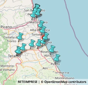 Mappa Via Mamiani, 64021 Giulianova TE, Italia (15.7415)