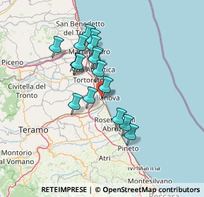 Mappa Via Mamiani, 64021 Giulianova TE, Italia (11.89125)