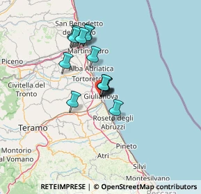Mappa Via Zola, 64021 Giulianova TE, Italia (10.82857)