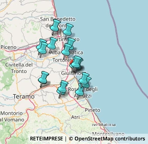 Mappa Via Ugo Foscolo, 64021 Giulianova TE, Italia (10.595)
