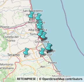Mappa Via Ugo Foscolo, 64021 Giulianova TE, Italia (9.54083)