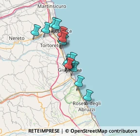 Mappa Via Ugo Foscolo, 64021 Giulianova TE, Italia (5.12375)
