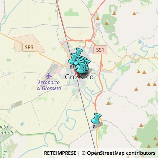 Mappa Via Circondaria Sud, 58100 Grosseto GR, Italia (1.20909)