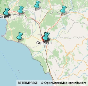 Mappa Via Circondaria Sud, 58100 Grosseto GR, Italia (19.46833)