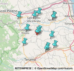 Mappa Via Fonte a Collina, 64012 Sant'Onofrio TE, Italia (7.05846)
