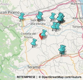 Mappa Via Fonte a Collina, 64012 Sant'Onofrio TE, Italia (8.05882)