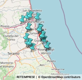 Mappa Via Grado, 64021 Giulianova TE, Italia (10.021)