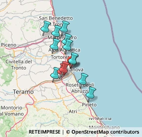 Mappa Via Grado, 64021 Giulianova TE, Italia (9.86154)