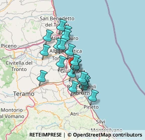 Mappa Via Grado, 64021 Giulianova TE, Italia (9.985)